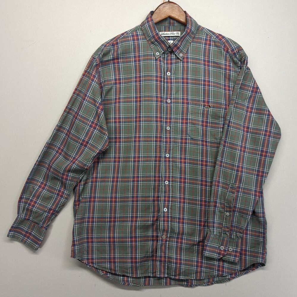 Southern Point Co Plaid Button Down Shirt Mens L